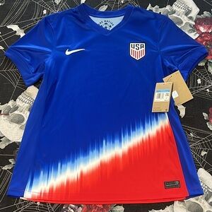 NWT 2024 Women's Nike Dri-Fit USA USMNT American Icon Away Stadium Jersey Sz M